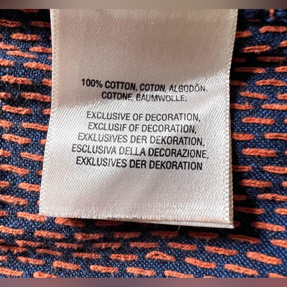 Anthropologie Medium Dylan Speckled Jogger Pant Navy Blue Orange High Rise Women - Picture 5 of 7